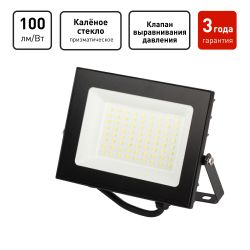 Прожектор светодиодный уличный ЭРА PRO LPR-062-0-65K-050 50Вт 6500K IP65 призма гарантия 3 года | Прожекторы PRO