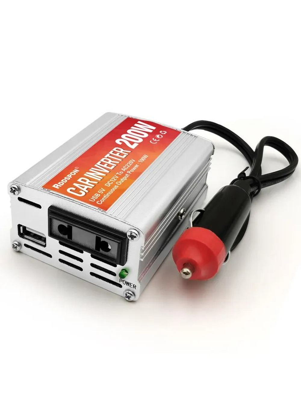 Инвертор 12V-220V 200W RDDSPON модифицированная синусоида