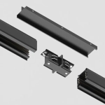 Коннектор прямой внутренний Trinity черный, TRA005CI-31B. TM Maytoni