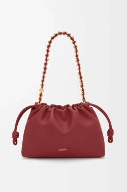 Loewe Сумка Flamenco среднего размера из мягкой кожи ягненка наппа, красный