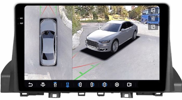 Магнитола для Москвич 3 и JAC JS4 2022-2024 - FarCar BX9-360-9594 монитор 9.5" 2K QLED на Android 13, Быстрая, CarPlay, 4G SIM-слот, 4 камеры в комплекте