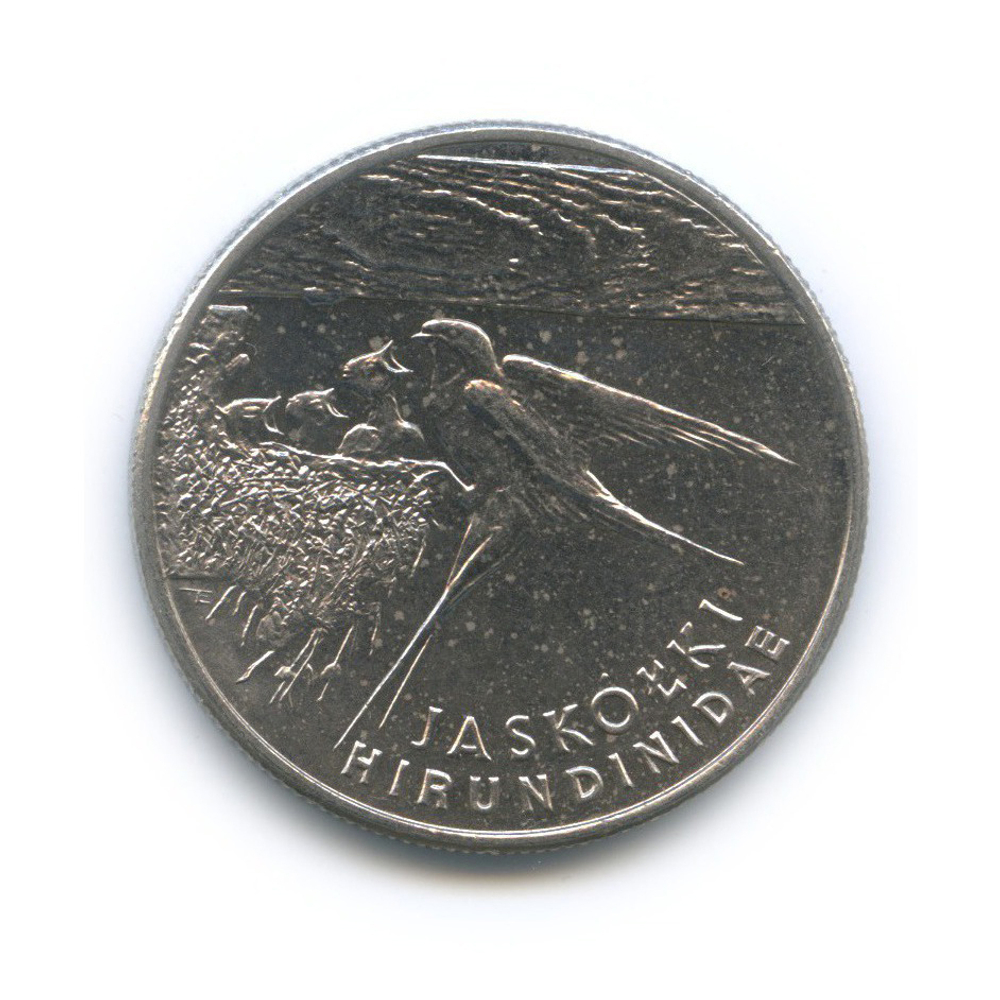 20000 злотых. Ласточка (животный мир) 1993 год, Польша. UNC