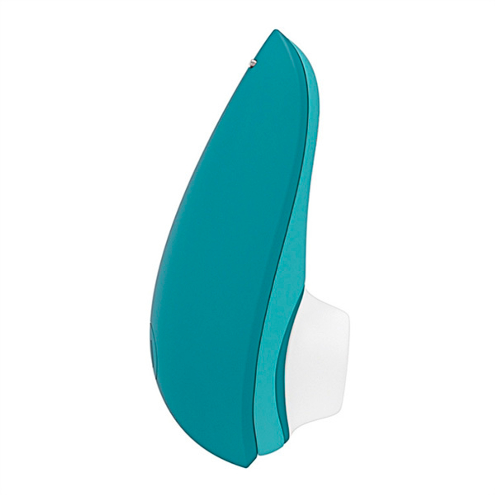 Темно-бирюзовый бесконтактный клиторальный стимулятор 10см Womanizer Liberty 2 Dark Green WZ112SG3