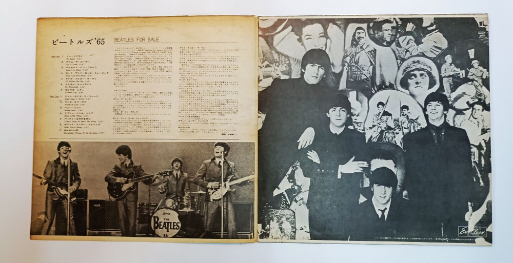 Винтажная виниловая пластинка LP The Beatles Beatles For Sale (Japan 1965) (Red Vinyl)