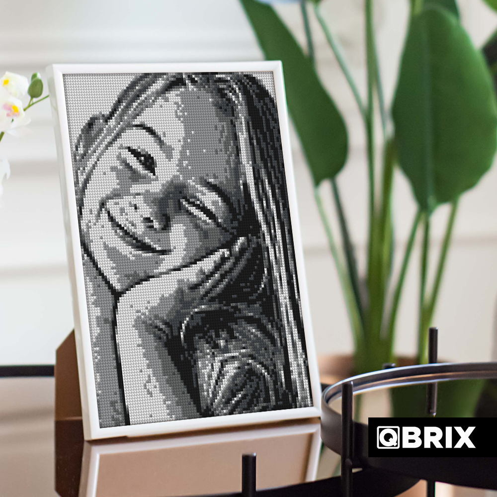 Алмазная фотомозаика QBRIX Original - Пксель-арт, собери свою цветную картину по фото из кристаллов и страз
