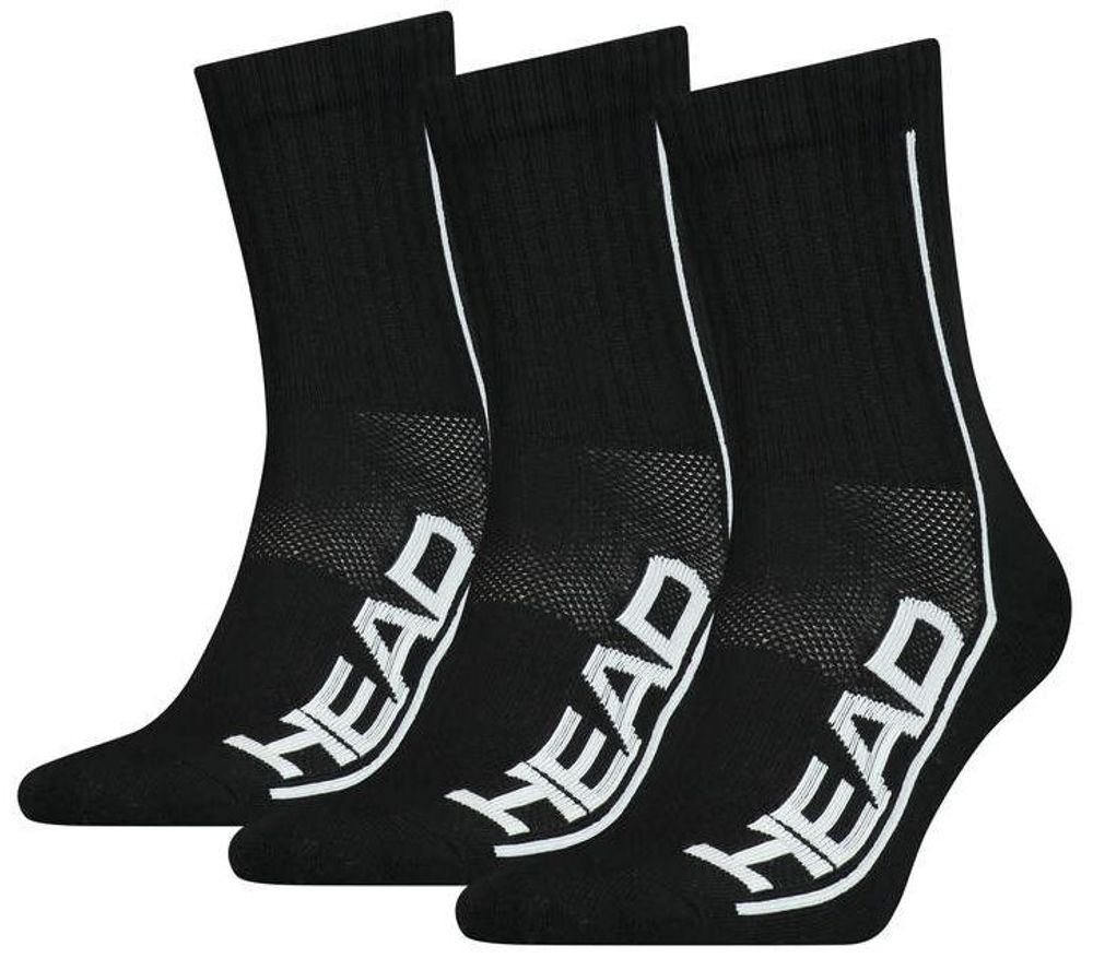 Теннисные носки Head Performance Short Crew 3P - черный