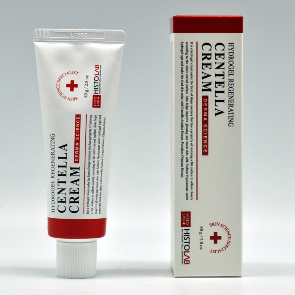 Histo LAB HYDROGEL REGENERATING CENTELLA CREAM -  Гель-крем восстанавливающий, 80 мл