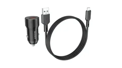 Автомобильное зарядное устройство Borofone BZ19A Micro синий