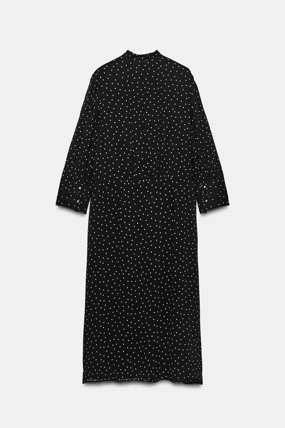 ПЛАТЬЕ В ГОРОШЕК С ВОЛАНАМИ — ZW COLLECTION — ZARA