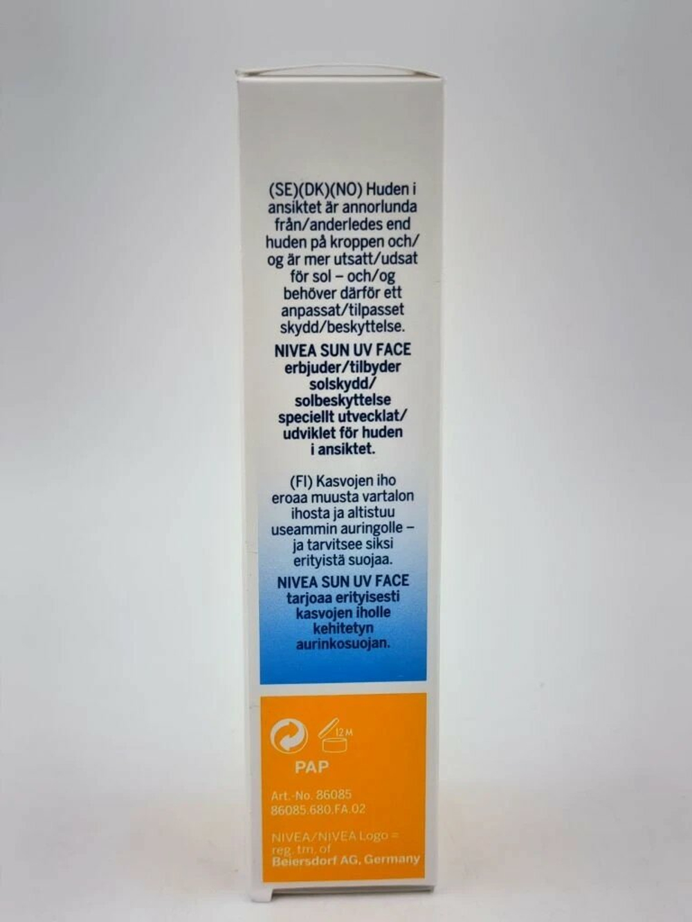 Солнцезащитный крем для лица NIVEA SUN, SPF 30 + Q10 Anti Age защита от морщин и пигментации 50 мл