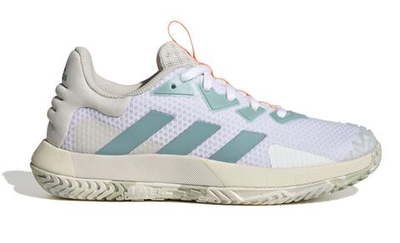 Женские Кроссовки теннисные Adidas Sole Match Control W - cloud white/mint ton/orbit grey