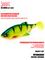 Виброхвосты LJ 3D Series ANIRA SOFT SWIM 5,0in (12,70)/A01 4шт.