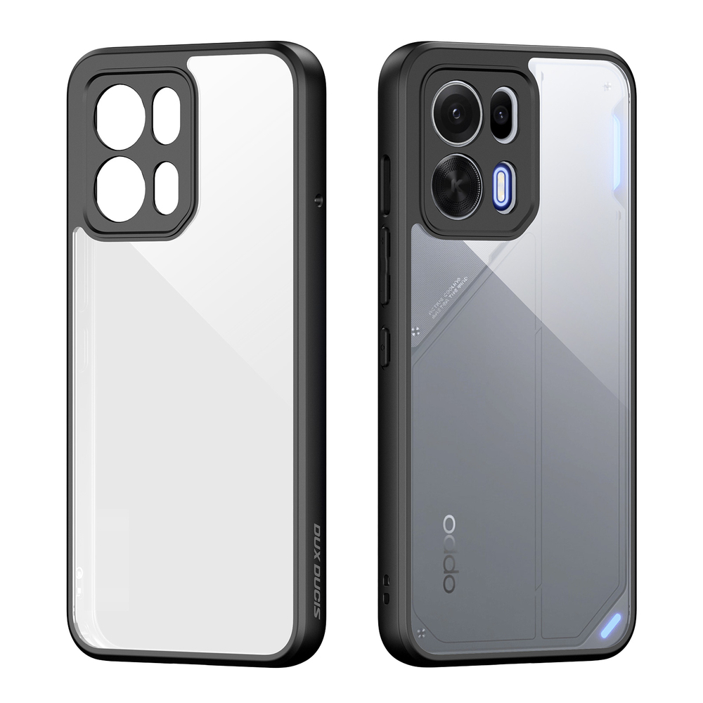 Чехол прозрачный с черными мягкими рамками для OPPO K15 Pro, серия Aimo Series Case от Dux Ducis