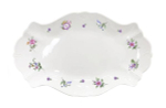 Блюдо овальное (фигурное) 30x18,5 см h 3 см, фарфор, Retro Garden