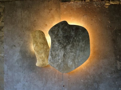 бра ya-ya wall lamp 2 ( gold + silver patinated )