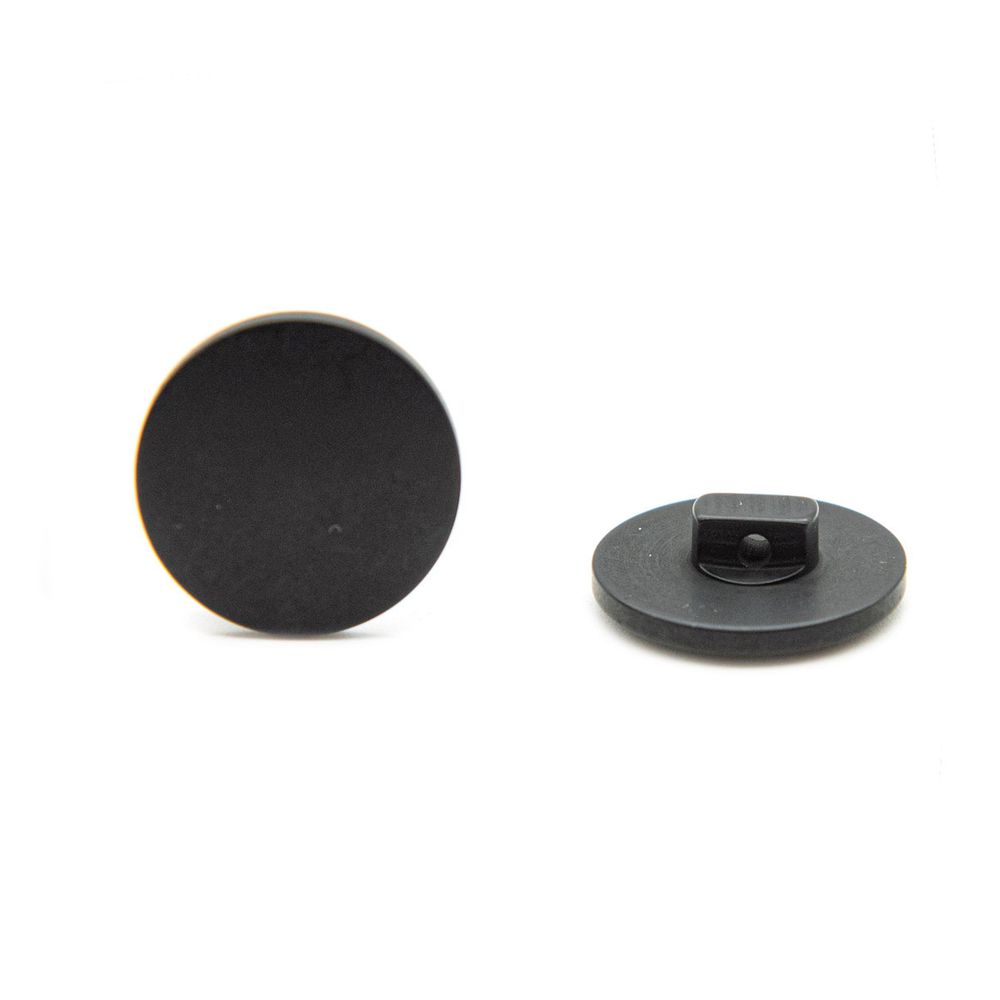 Пуговицы на ножке 28L=18 мм, (Black (черный)), 48 шт, S090170