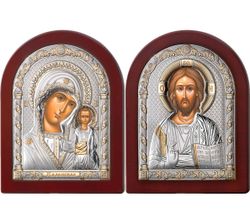 Иконы Казанской Божией Матери и Иисуса Христа. Италия.