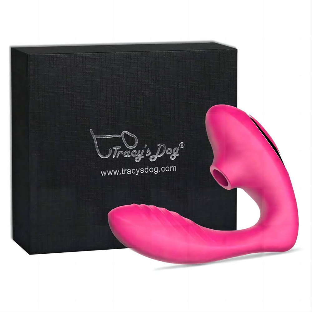 Розовый вибромассажер Clitoral Sucking Vibrator OG для стимуляции клитора и точки G (Цвет: розовый)