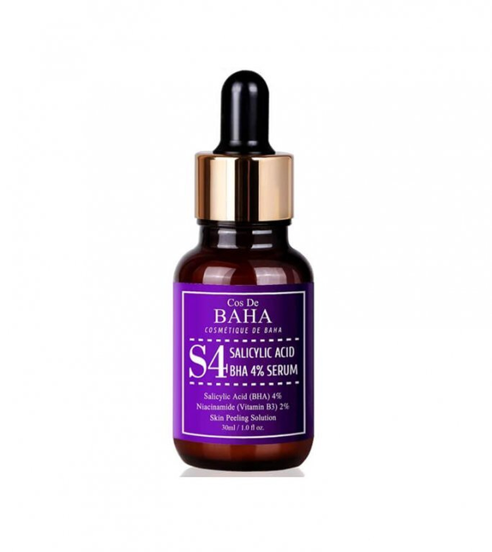 Кислотная сыворотка для проблемной кожи Cos De BAHA BHA Salicylic Acid 4% Exfoliant Serum