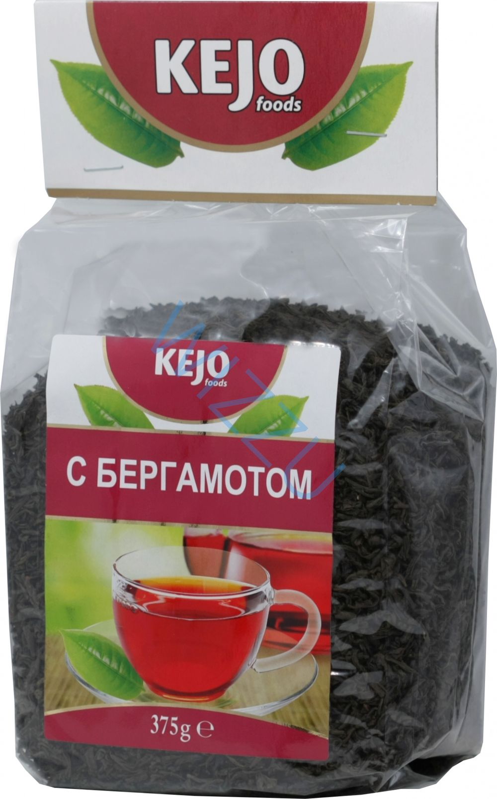 Чай в мягкой упаковке 375 гр бергамон крупнолистовой KEJO foods