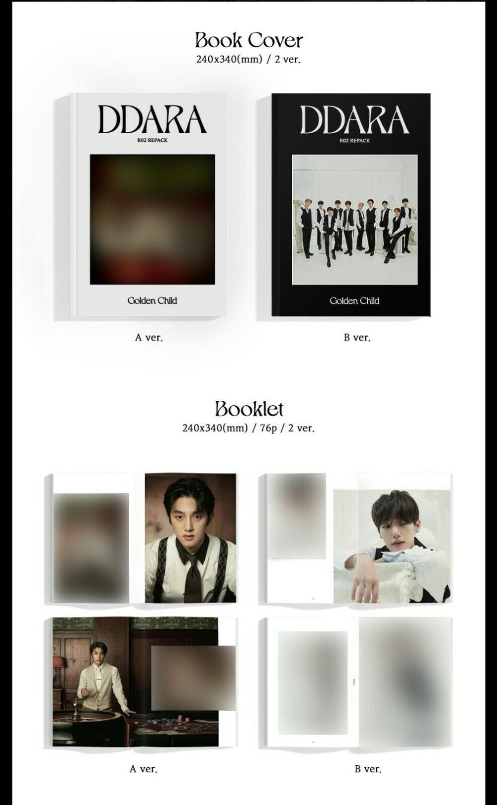 GOLDEN CHILD - DDARA (Vol.2 Repackage)