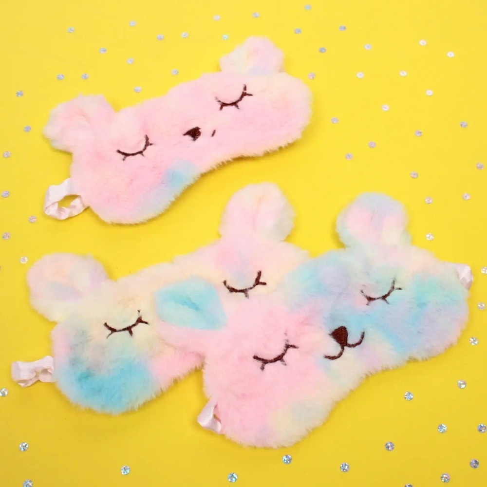 Повязка на глаза для сна «Sweet dream - Rabbit», цвет радужный, (упаковка ZIPпакет)