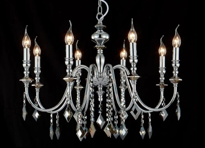 Люстра Crystal Lux MERCEDES SP8 CHROME/SMOKE 0950/308
