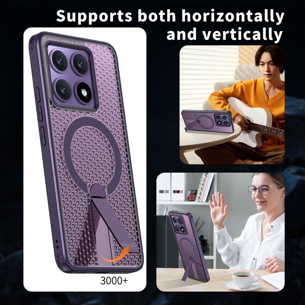 Прозрачный чехол Mesh Pro Magnetic Case для Xiaomi 14T