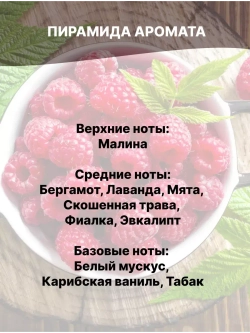 Отдушка Малина и зелень 50 гр