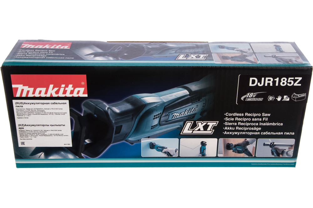 Сабельная пила Makita LXT DJR185Z
