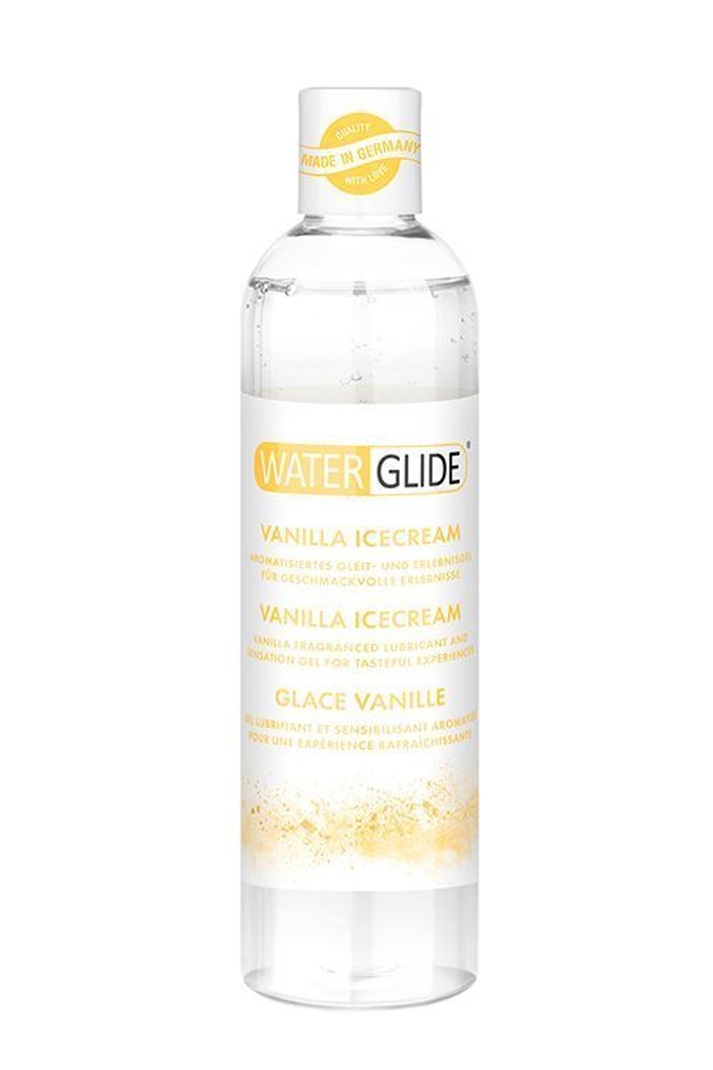 Лубрикант на водной основе с ароматом ванильного мороженого WATERGLIDE VANILLA ICECREAM - 300 мл.