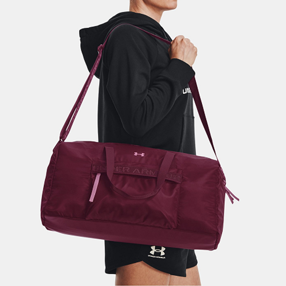 Under Armour Under Armour Polyester Shoulder Bag, Crossbody Bag, Handbag, Gym Bag Large Women"s Deep Cherry Red