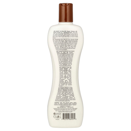 Biosilk, Silky Therapy® с натуральным шампунем с кокосовым маслом, для собак, 355 мл (12 жидк. унций)