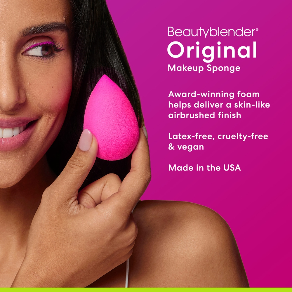 beautyblender Original - Кисть для макияжа Pink, 1 szt.