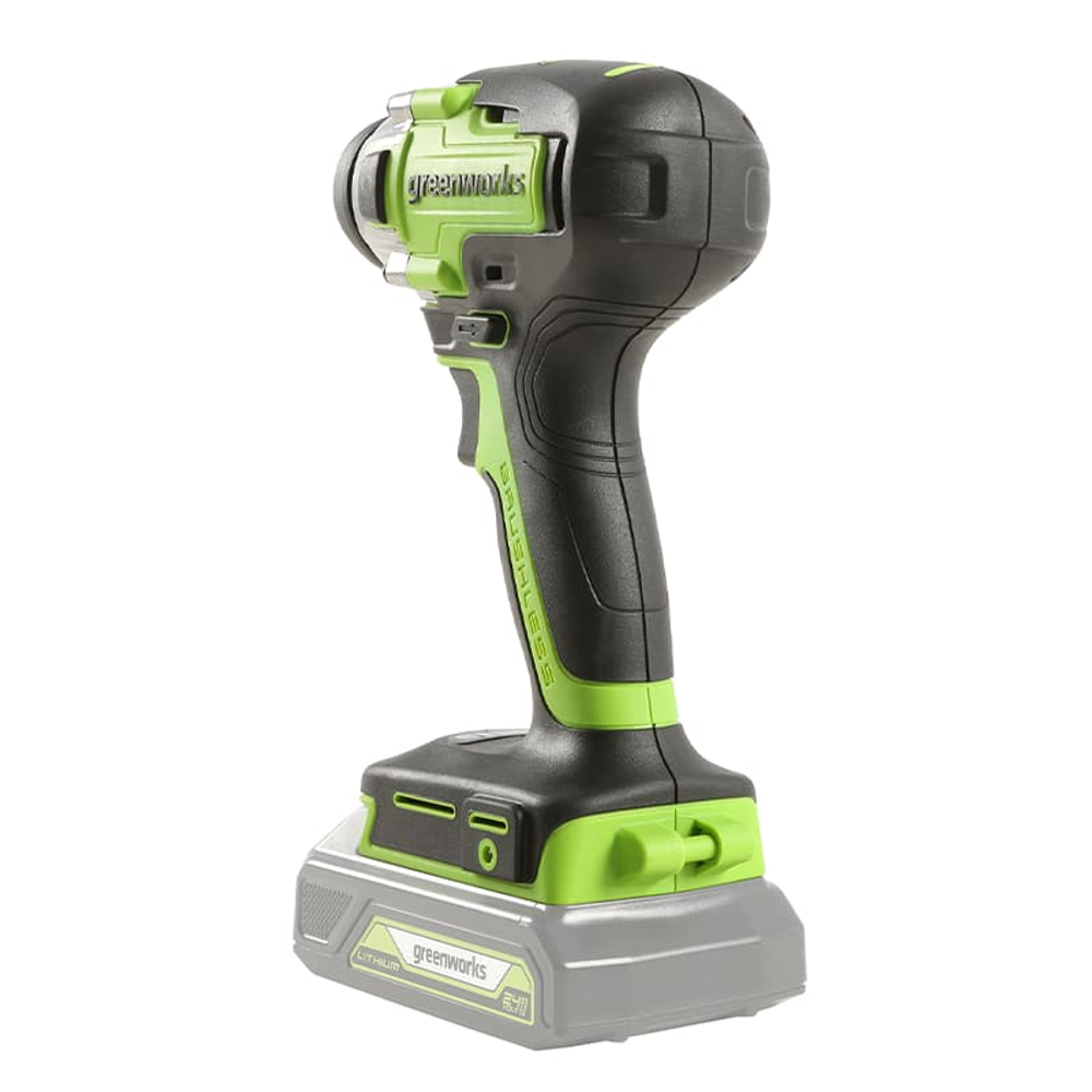 Винтоверт ударный аккумуляторный Greenworks Арт. 3802807, 24V, 300Нм, бесщеточный, без АКБ и ЗУ