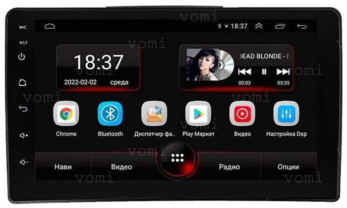 Магнитола для Toyota Land Cruiser 100 1998-2002 (три крутилки климата) - AK502R9-MTK Android 10