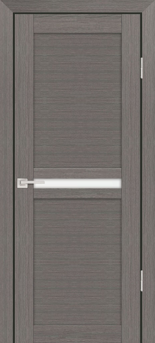 Дверь PS-03 / Цвет Грей Мелинга / белый сатинат / Двери PROFILO PORTE