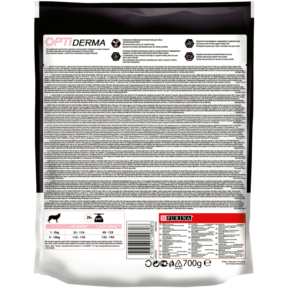 ProPlan Сухой корм для собак мелких пород с чувствительным пищеварением с Лососем