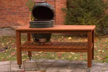 Стол дубовый для гриля Big Green Egg L (светлый дуб), Craftico