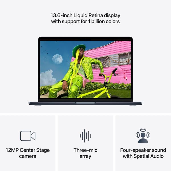 Ноутбук Apple MacBook Air 13 2026 MDH94LL/A (M5 10-Core, GPU 10-Core, 24 ГБ, 1 ТБ), серебристый