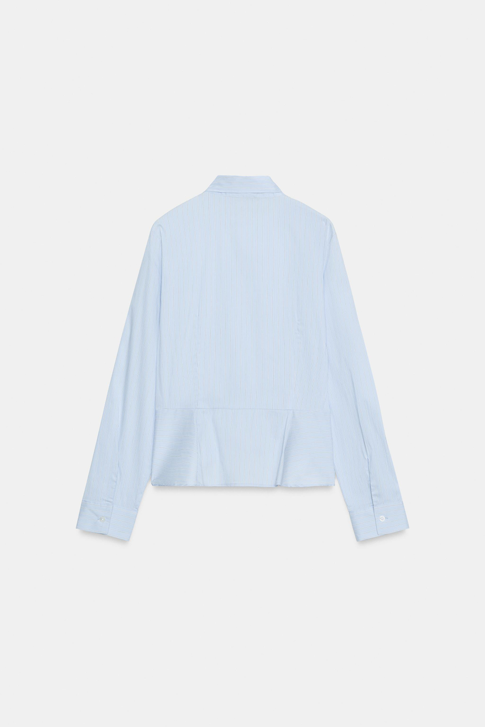 РУБАШКА В ПОЛОСКУ С ЗАВЯЗКОЙ — ZARA