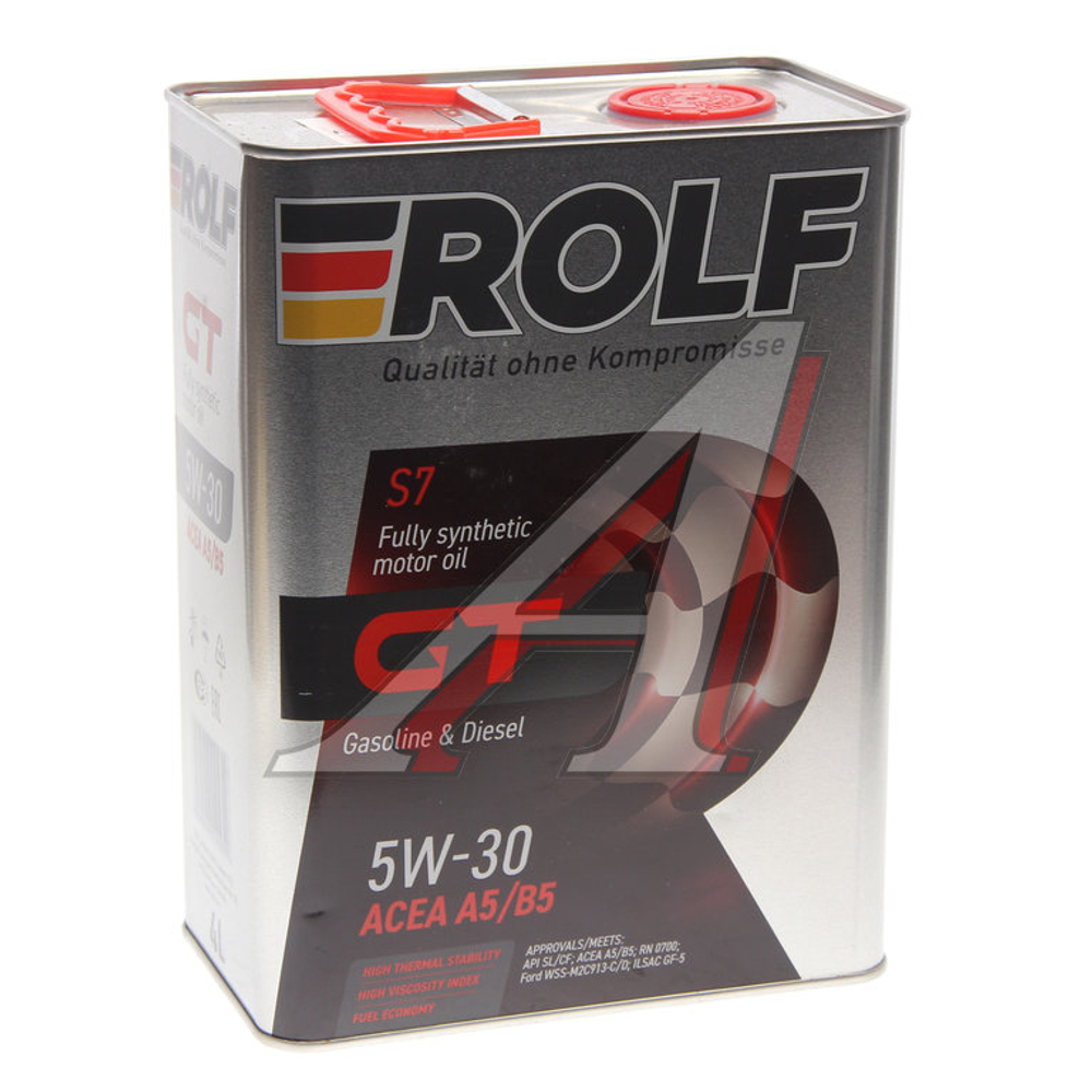 Масло моторное GT A5/B5 5W30 синт.4л ROLF ROLF 323150