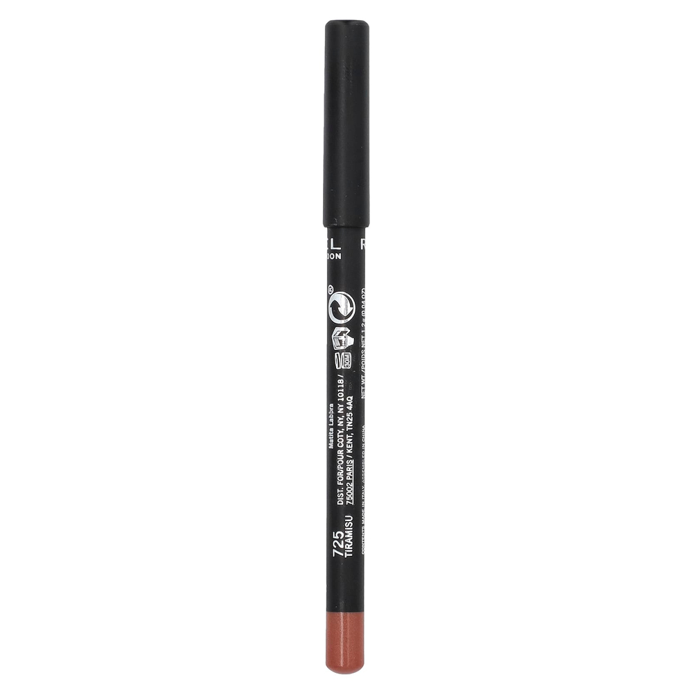 Rimmel London, Lasting Finish, подводка для губ, тирамису 725, 1,2 г (0,04 унции)