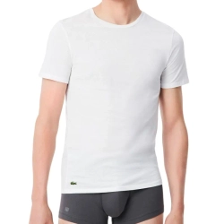 Мужская теннисная футболка Lacoste Slim Fit Loungewear 3-Pack - white/grey/black