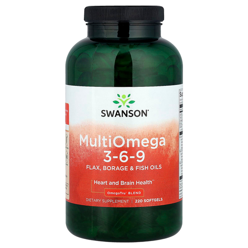 Swanson Vitamins, Multi Omega 3-6-9`` 220 мягких таблеток