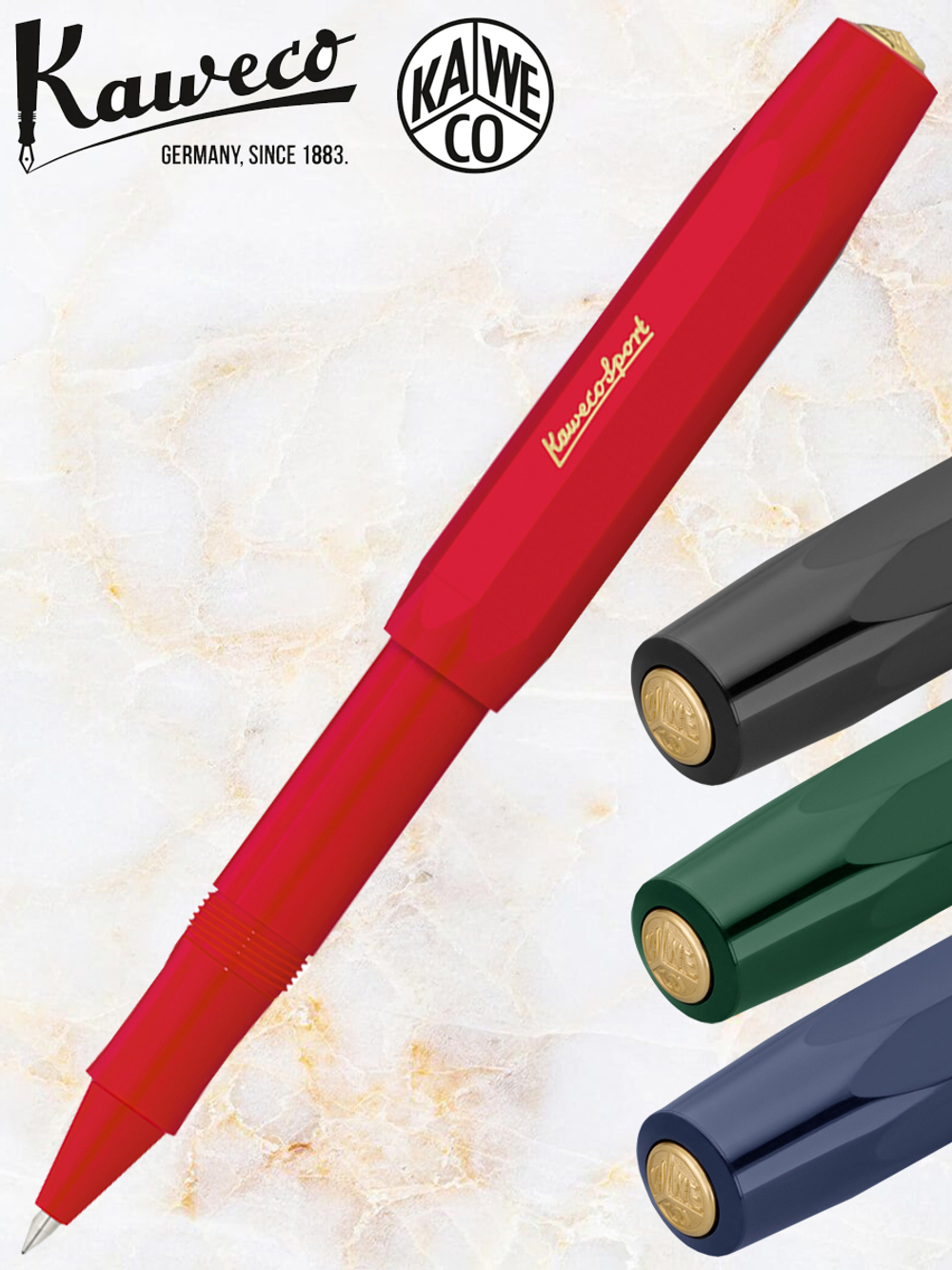 Ручка-роллер Kaweco CLASSIC Sport Red (10001150) 0.7 мм красный