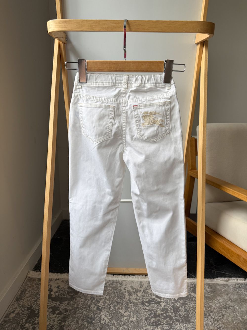 Хлопковые брюки Burberry, 128