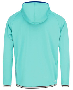 Куртка теннисная Head Topspin Hoodie - turquoise/print vision