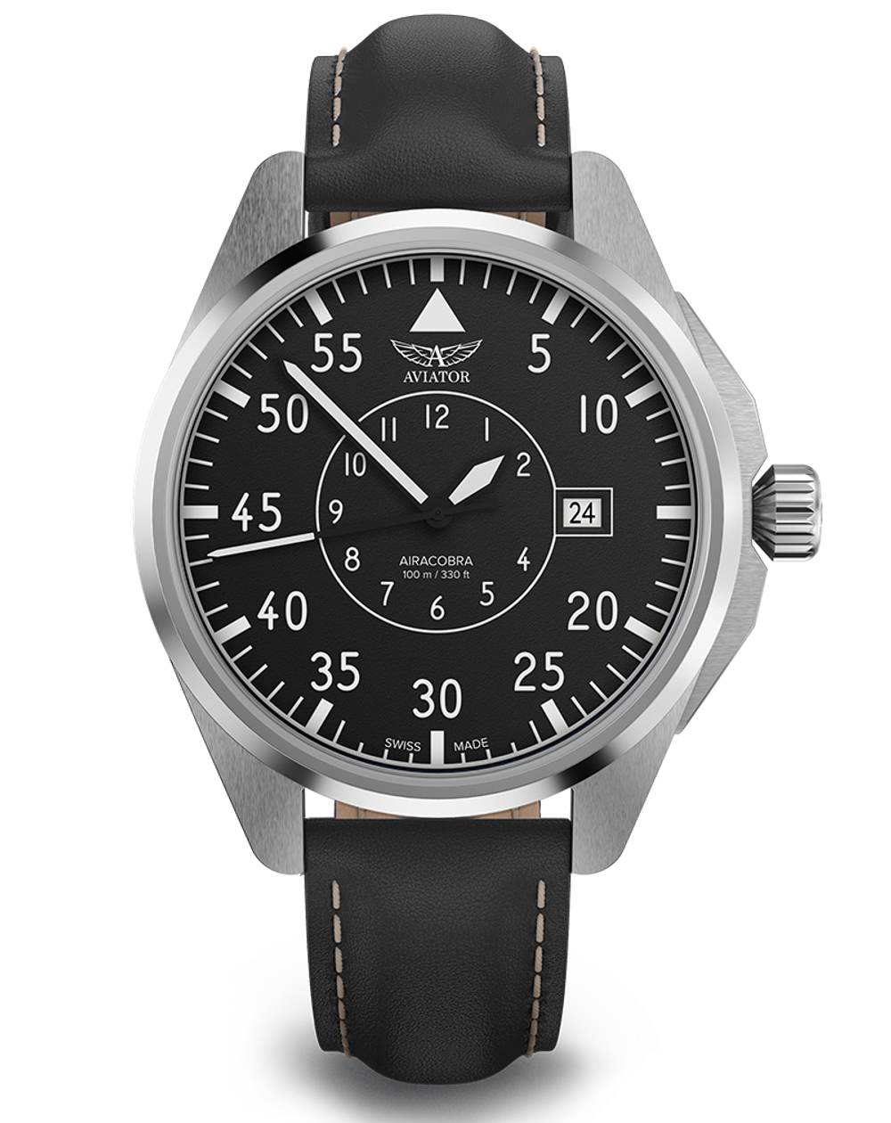 Чаcы механические AVIATOR AIRACOBRA 43 HERITAGE V.3.39.0.340.4 мужские