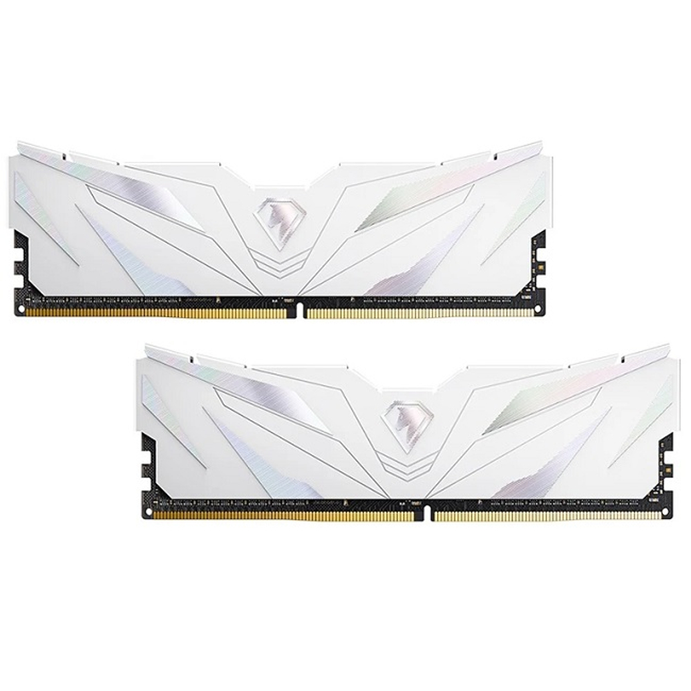 Модуль памяти DIMM DDR4 16Gb, 3600Mhz, 2x8Gb, Netac Shadow II White (NTSWD4P36DP-16W)